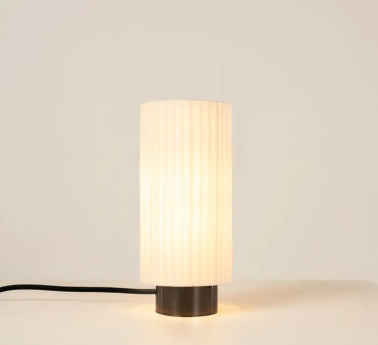 Lampe à poser, Ruban 07-20, graphite poli, Ø10cm, H23cm - CVL