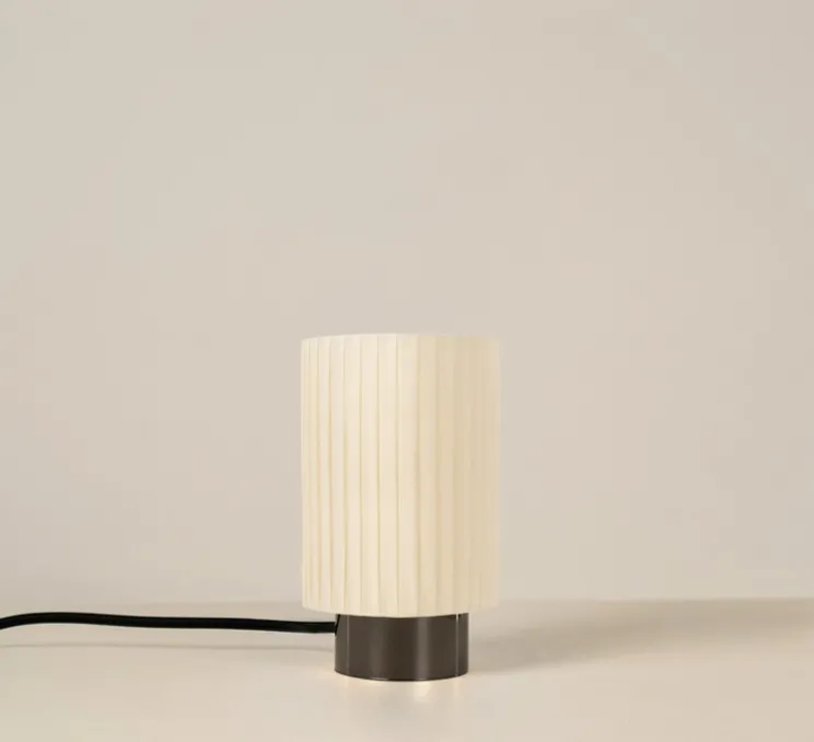 Lampe à poser, Ruban 07-14, graphite poli, Ø10cm, H17cm - CVL