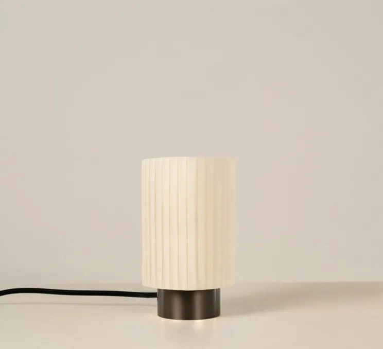 Lampe à poser, Ruban 07-14, graphite satiné, Ø10cm, H17cm - CVL