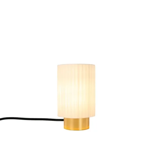 Lampe à poser, Ruban 07-14, laiton poli, Ø10cm, H17cm - CVL