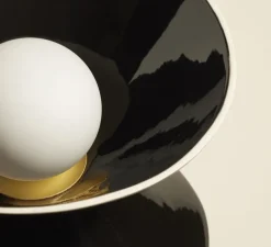 Lampe à poser, Sablier, noir, Ø28,5cm, H19cm - Sarah Lavoine
