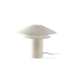 Lampe à poser, Shan, beige, Ø60cm, H48,5cm - Faro
