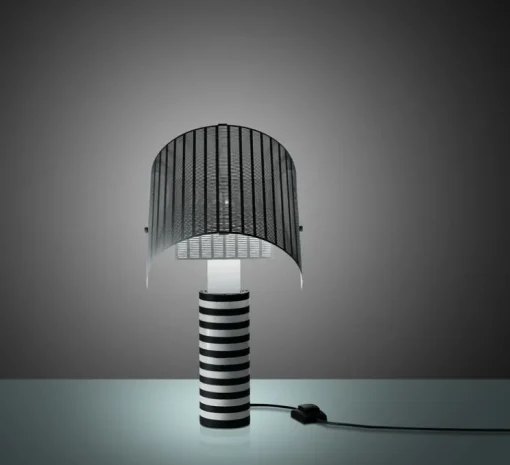 Lampe à poser, Shogun, noir et blanc, Ø32cm, H59,5cm - Artemide