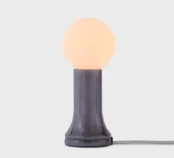 Lampe à poser, Shore, Gris fumé, Ø9,5cm, H22,5cm - Tala