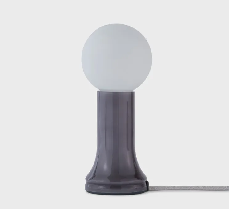 Lampe à poser, Shore, Gris fumé, Ø9,5cm, H22,5cm - Tala