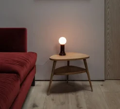 Lampe à poser, Shore, Marron bouteille, Ø9,5cm, H22,5cm - Tala