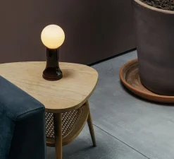 Lampe à poser, Shore, Marron bouteille, Ø9,5cm, H22,5cm - Tala