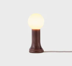 Lampe à poser, Shore, Marron bouteille, Ø9,5cm, H22,5cm - Tala