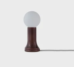 Lampe à poser, Shore, Marron bouteille, Ø9,5cm, H22,5cm - Tala