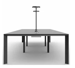 Lampe à poser, Sol T1, noir, LED, 2700K, 8800 lm, Ø28,5cm, H89cm - Rotaliana