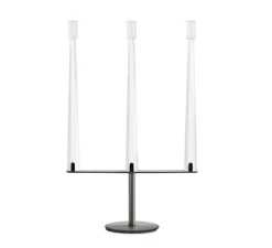 Lampe à poser, Sorrento 3X, blanc, gris, LED, dim, 2700K, 570 lm, L29cm, H45,5cm - Nemo Lighting