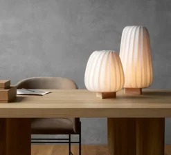 Lampe à poser, ST906, blanc, Ø23cm, H31cm - Tom Rossau