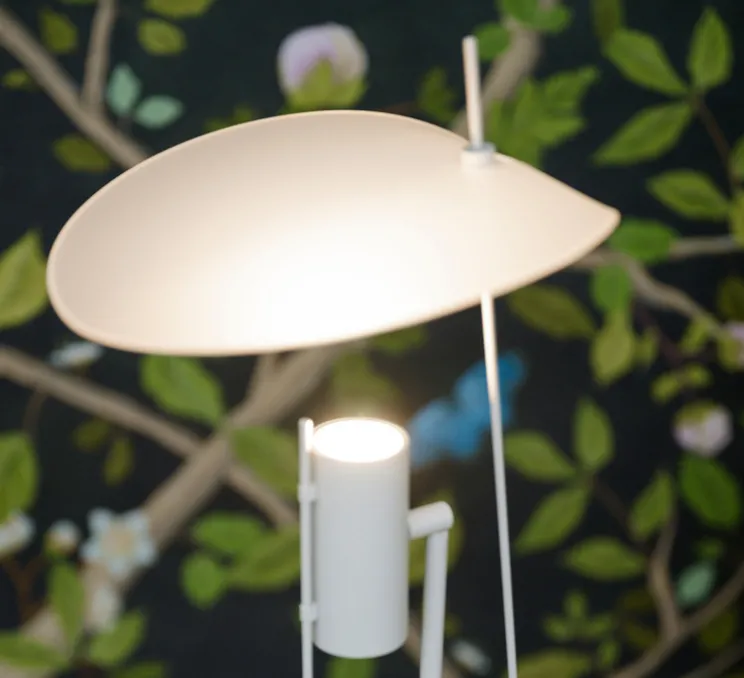 Lampe à poser, Stilla, beige, LED, dim, 2700K, 1500 lm, Ø25cm, H50cm - OliveLab