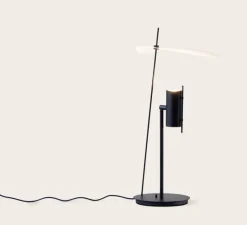 Lampe à poser, Stilla, noir et blanc, LED, dim, 2700K, 1500 lm, Ø25cm, H50cm - OliveLab