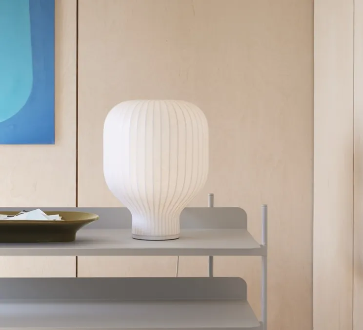 Lampe à poser, Strand, blanc, Ø29cm, H39cm - Muuto