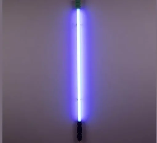 Lampe à poser, Super Linea, bleu, Ø5cm, H140cm - Seletti