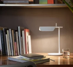 Lampe à poser, Tab, blanc, LED, 2700K, 347lm, L27,3cm, H32,7cm - Flos