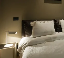 Lampe à poser, Tab, blanc, LED, 2700K, 347lm, L27,3cm, H32,7cm - Flos