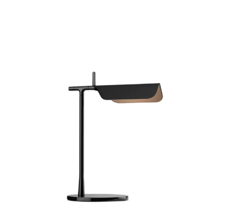 Lampe à poser, Tab, noir, LED, 2700K, 347lm, L27,3cm, H32,7cm - Flos