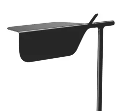 Lampe à poser, Tab, noir, LED, 2700K, 347lm, L27,3cm, H32,7cm - Flos