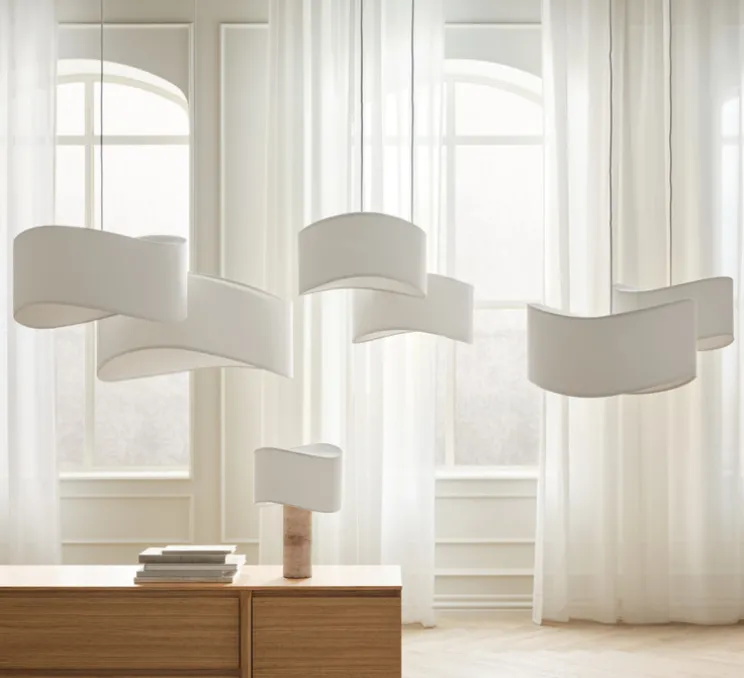 Lampe à poser, Tajo, ivoire, travertin, Ø30cm, H45cm - Bolia