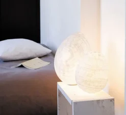 Lampe à poser, TAMAGO, blanc, H18cm - Celine-Wright