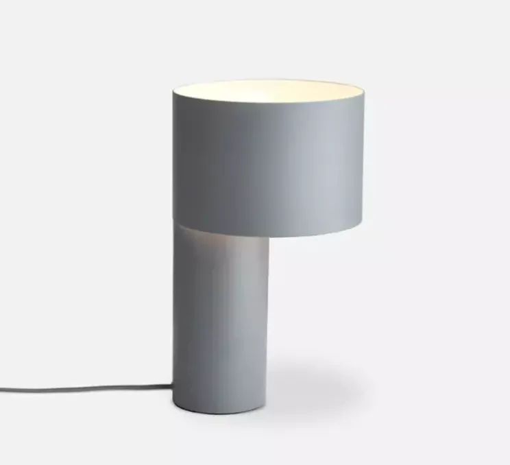 Lampe à poser, Tangent, gris, Ø20cm, H34cm - Woud