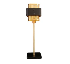 Lampe à poser, Tarya, noir, Ø16cm, H59cm - Gong