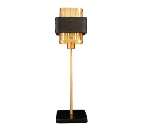 Lampe à poser, Tarya, noir, Ø16cm, H59cm - Gong