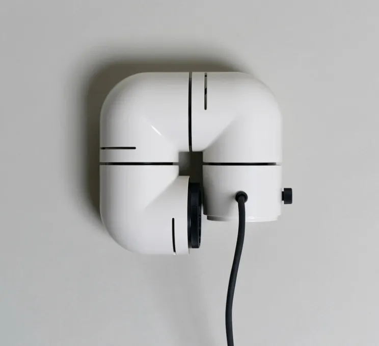 Lampe à poser, Tatu, blanc, LED, dim, 2700K, 171 lm, L8cm, H25cm - Santa & Cole