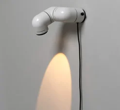 Lampe à poser, Tatu, blanc, LED, dim, 2700K, 171 lm, L8cm, H25cm - Santa & Cole