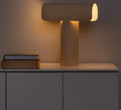 Lampe à poser, Teelo 8020, bois, blanc, LED, L33cm, H38cm - Secto Design