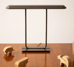 Lampe à poser, Tempio, bronze, LED, dim, 3000K, 524 lm, L46,5cm, H36,5cm - Artemide