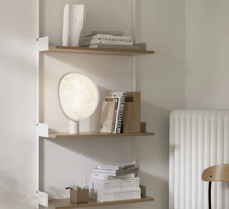 Lampe à poser, Tense, blanc, LED, dim, 3000K, 400 lm, L34cm, H43cm - New Works