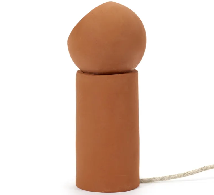 Lampe à poser, Terra Light S, terracotta, Ø12cm, H29cm - Serax