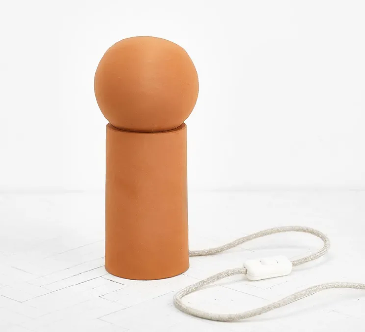 Lampe à poser, Terra Light S, terracotta, Ø12cm, H29cm - Serax