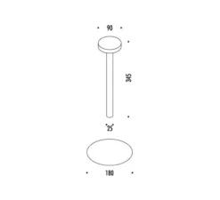 Lampe à poser, TeTaTeT, rouge foncé, LED, 2700K, 165 lm, Ø9cm, H34,5cm - Davide Groppi