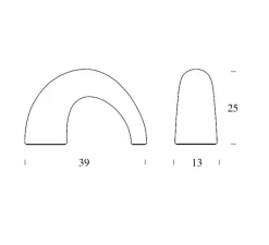 Lampe à poser, Thor, blanc, H20cm - Fontana Arte