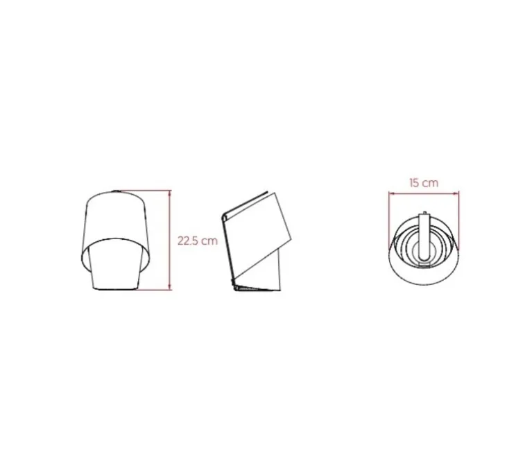 Lampe à poser, Tiny, ivoire, Ø15cm, H22,5cm - LZF
