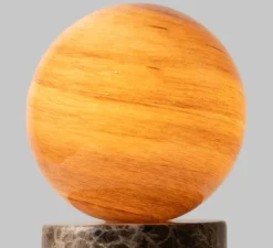 Lampe à poser, Tivoli, marron, Ø12cm, H33cm - It's about Romi