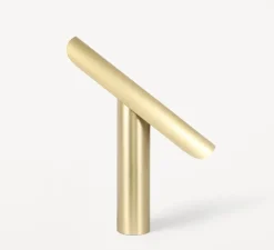 Lampe à poser, t-lamp, laiton brossé, L40cm, H33cm - Frama