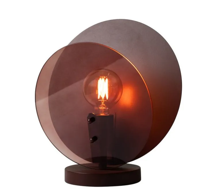 Lampe à poser, Toledo, burgundy, L22cm, H40cm - It's about Romi