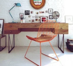 Lampe à poser, Tolomeo Table Micro, bleu anodisé, H73cm, L69cm - Artemide