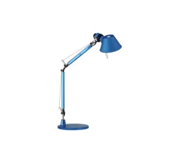 Lampe à poser, Tolomeo Table Micro, bleu anodisé, H73cm, L69cm - Artemide