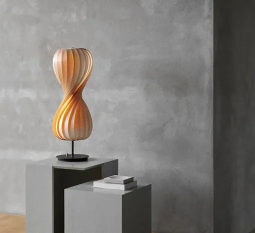 Lampe à poser, TR7, bouleau, Ø25cm, H68cm - Tom Rossau