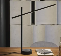 Lampe à poser, Tubs, noir, LED, dim, 3000K, 403 lm, L60,5cm, H61cm - LEDS C4