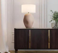 Lampe à poser, Ural, beige, L34,5cm, H45cm - Aromas del Campo