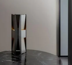 Lampe à poser, Vector, noir, LED, dim, 2700K, L22cm, H58cm - A-N-D