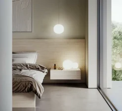 Lampe à poser, Volum 14, blanc brillant, dimmable, Ø14cm, H13,7cm - Lodes