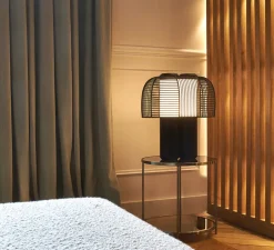 Lampe à poser, Yasuke, noir, LED, 2700/3400K, 1300lm, L39,5cm, H44,3cm - DCW éditions Paris